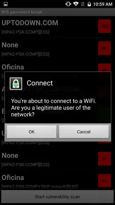 Wifi password breaker android App screenshot 2